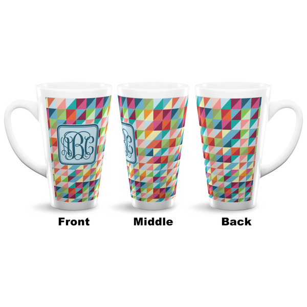 Retro Triangles 16 Oz Latte Mug - Approval