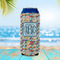 Retro Triangles 16oz Can Sleeve - LIFESTYLE