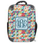 Retro Triangles Hard Shell Backpack (Personalized)