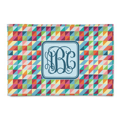 Retro Triangles Patio Rug (Personalized)