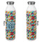 Retro Triangles 20oz Water Bottles - Full Print - Approval