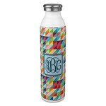 Retro Triangles 20oz Stainless Steel Water Bottle - Full Print (Personalized)