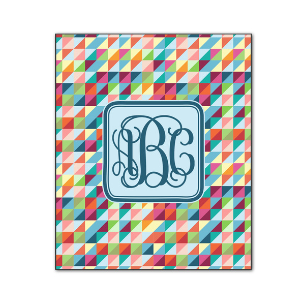 Retro Triangles 20x24 Wood Print - Front View