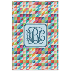 Retro Triangles Poster - Matte - 24x36 (Personalized)