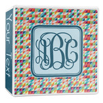 Retro Triangles 3-Ring Binder - 2 inch (Personalized)