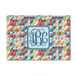 Retro Triangles 4' x 6' Patio Rug (Personalized)