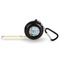 Retro Triangles 6-Ft Pocket Tape Measure with Carabiner Hook - Front