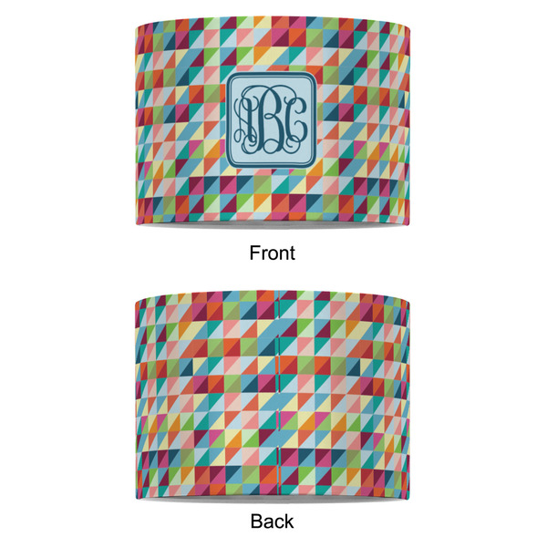 Retro Triangles 8" Drum Lampshade - APPROVAL (Fabric)