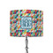 Retro Triangles 8" Drum Lamp Shade - Fabric (Personalized)