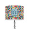 Retro Triangles 8" Drum Lamp Shade - Poly-film (Personalized)