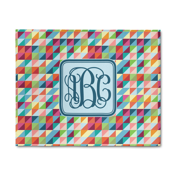 Custom Retro Triangles 8' x 10' Indoor Area Rug (Personalized)