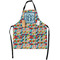 Retro Triangles Apron With Pockets w/ Monogram