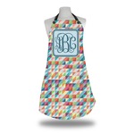 Retro Triangles Apron w/ Monogram