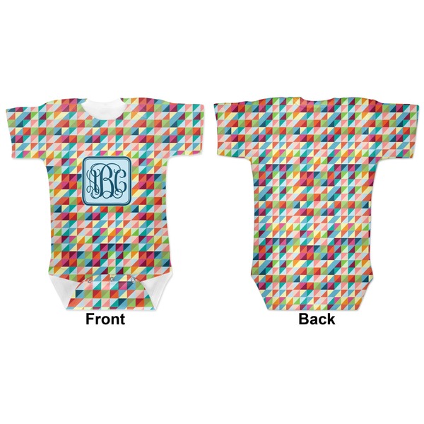 Retro Triangles Baby Bodysuit Approval