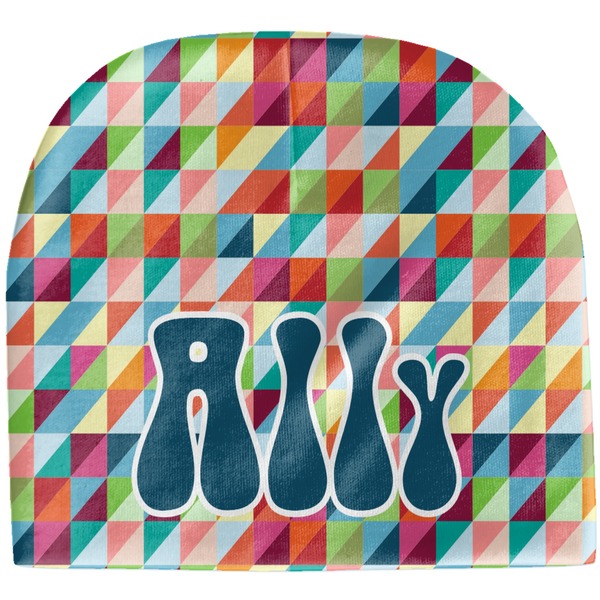 Custom Retro Triangles Baby Hat (Beanie) (Personalized)