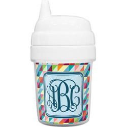 Retro Triangles Baby Sippy Cup (Personalized)