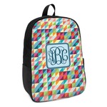 Retro Triangles Kids Backpack (Personalized)
