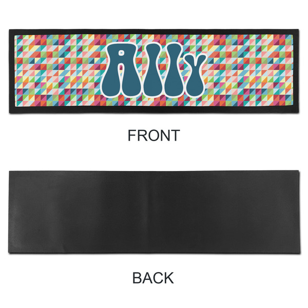 Retro Triangles Bar Mat - Large - APPROVAL