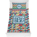 Retro Triangles Comforter Set - Twin (Personalized)