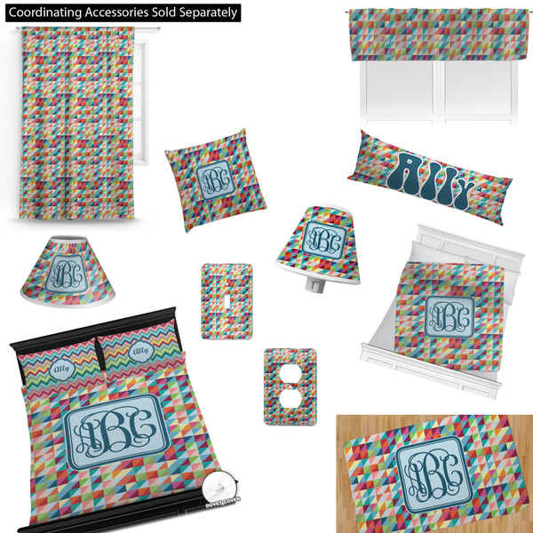 Retro Triangles Bedroom Decor & Accessories2