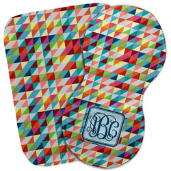 Retro Triangles Burp Cloth (Personalized)
