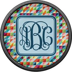 Retro Triangles Cabinet Knob (Black) (Personalized)