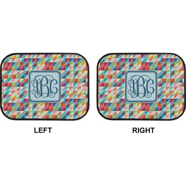 Retro Triangles Car Floor Mats (Back Seat) (Approval)