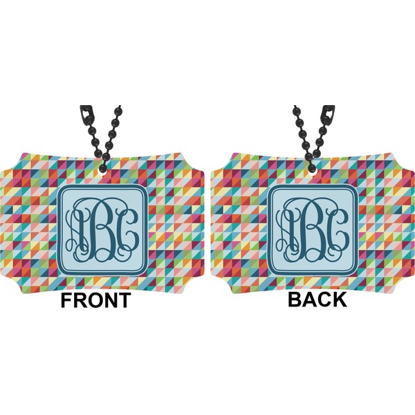 Retro Triangles Car Ornament - Berlin (Approval)