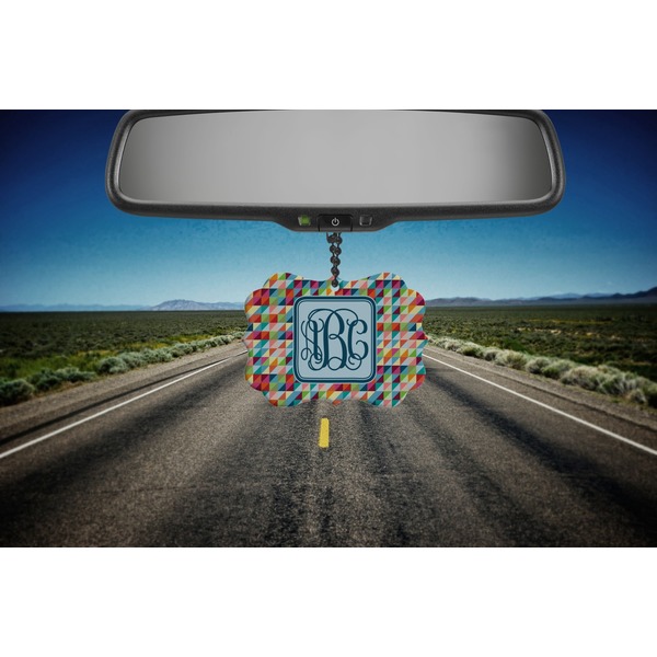 Retro Triangles Car Ornament (Road)