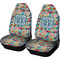 Retro Triangles Car Seat Covers (Set of Two) (Personalized)