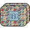 Retro Triangles Car Floor Mats (Back Seat) (Personalized)