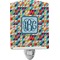 Retro Triangles Ceramic Night Light (Personalized)