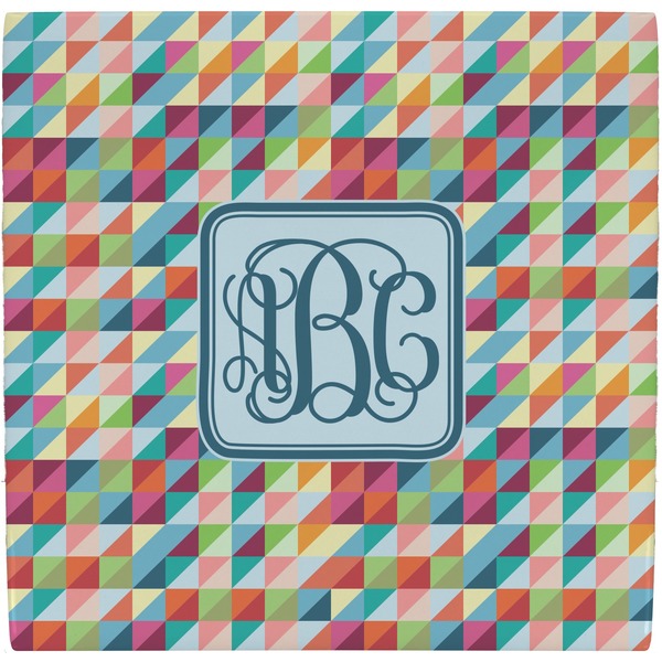 Custom Retro Triangles Ceramic Tile Hot Pad (Personalized)