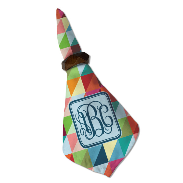 Retro Triangles Cloth Napkins - Personalized Dinner (Folded in Ring) (MAIN)
