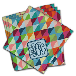 Retro Triangles Cloth Napkins (Set of 4) (Personalized)