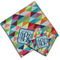 Retro Triangles Cloth Napkins - Personalized Lunch & Dinner (PARENT MAIN)