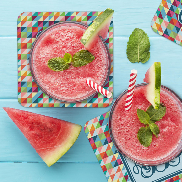 Retro Triangles Coaster Set - LIFESTYLE