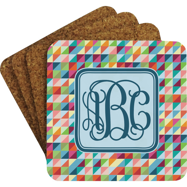Retro Triangles Coaster Set (Personalized)