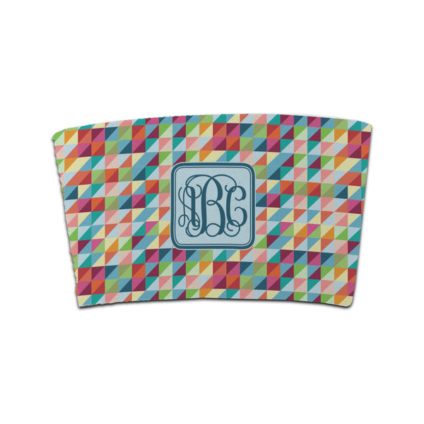 Custom Retro Triangles Coffee Cup Sleeve (Personalized)