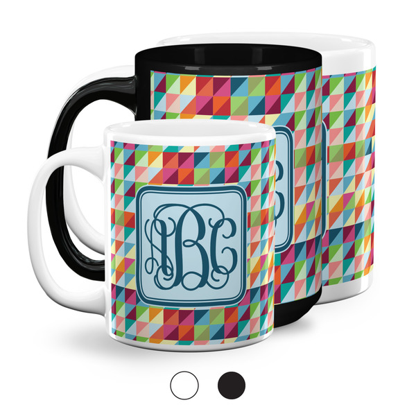 Retro Triangles Coffee Mugs Main