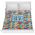 Retro Triangles Comforter - Full / Queen (Personalized)