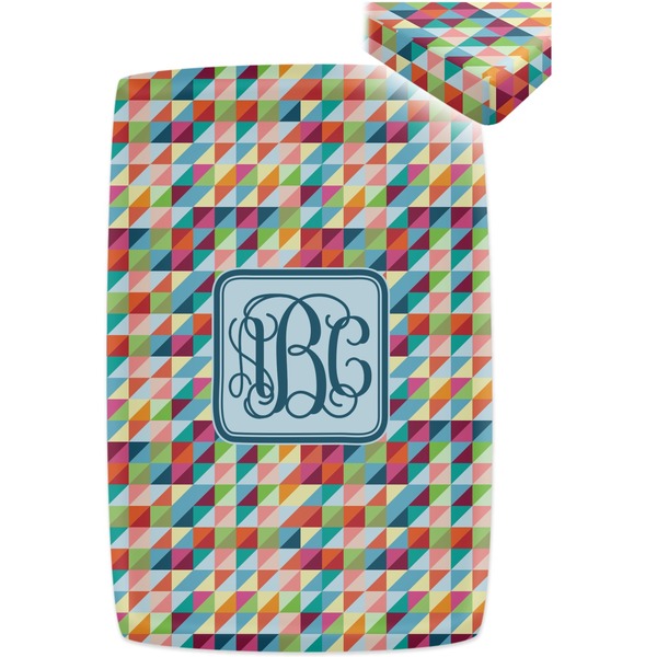 Retro Triangles Crib Fitted Sheet - Apvl