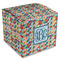 Retro Triangles Cube Favor Gift Box - Front/Main