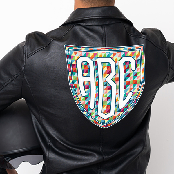 Retro Triangles Custom Shape Iron On Patches - XXXL - APPROVAL