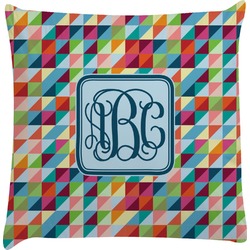 Retro Triangles Decorative Pillow Case (Personalized)
