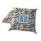 Retro Triangles Decorative Pillow Case - TWO