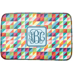 Retro Triangles Dish Drying Mat (Personalized)