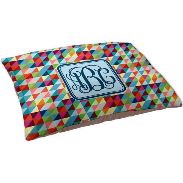 Retro Triangles Dog Bed - Large