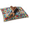 Retro Triangles Dog Bed - Small LIFESTYLE