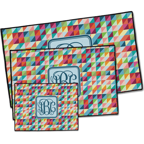 Retro Triangles Door Mats - PARENT MAIN